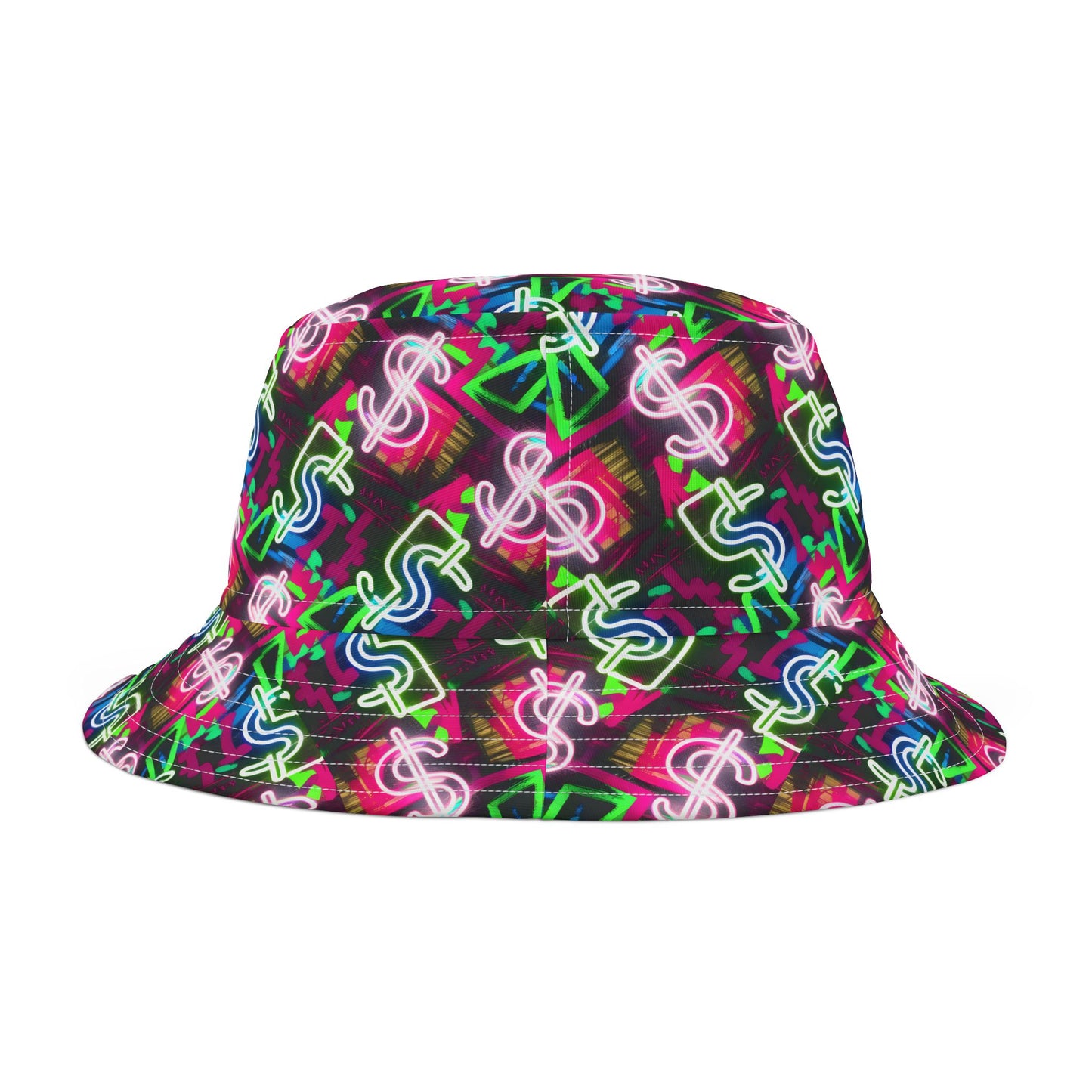 Neon Money Moves Bucket Hat – Electric Hustle