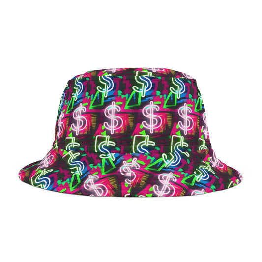 Neon Money Moves Bucket Hat – Electric Hustle