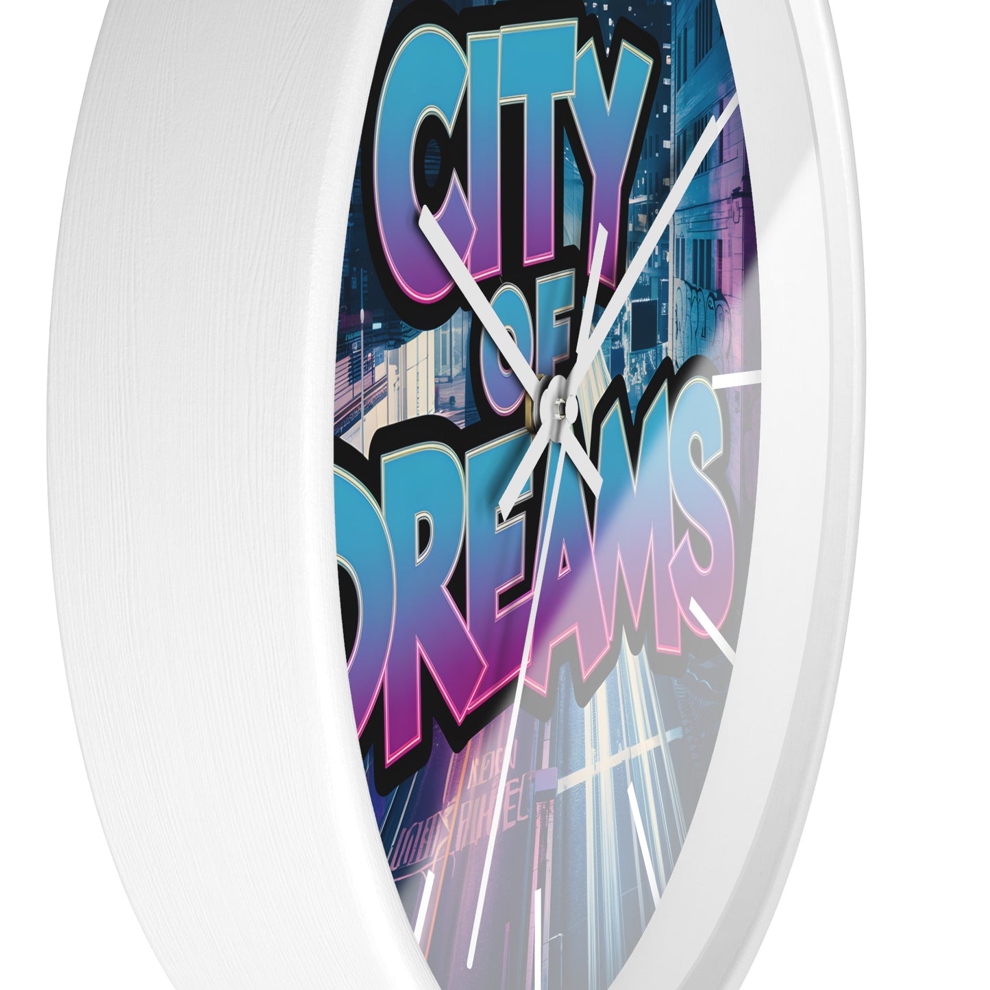 City of Dreams Wall Clock | GTA-Inspired Urban Clock | Cricomerch