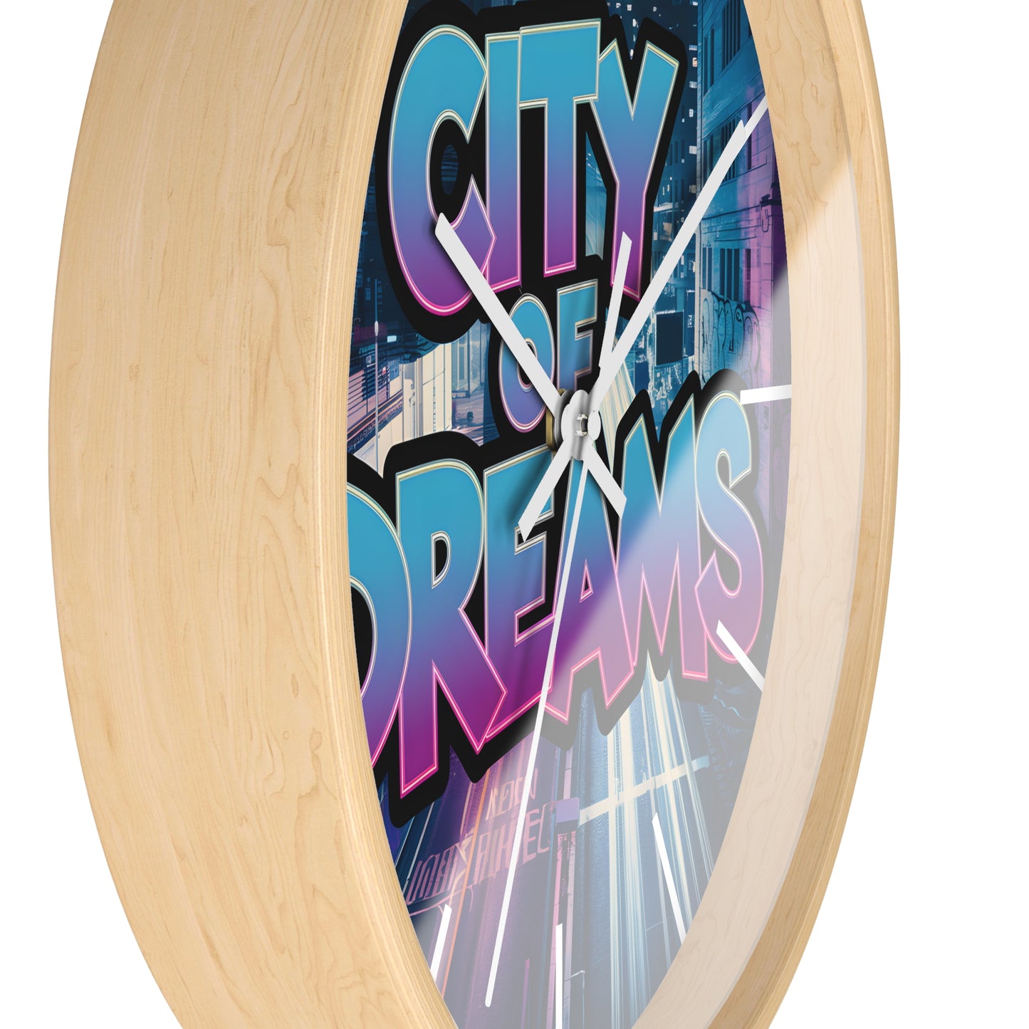 City of Dreams Wall Clock | GTA-Inspired Urban Clock | Cricomerch