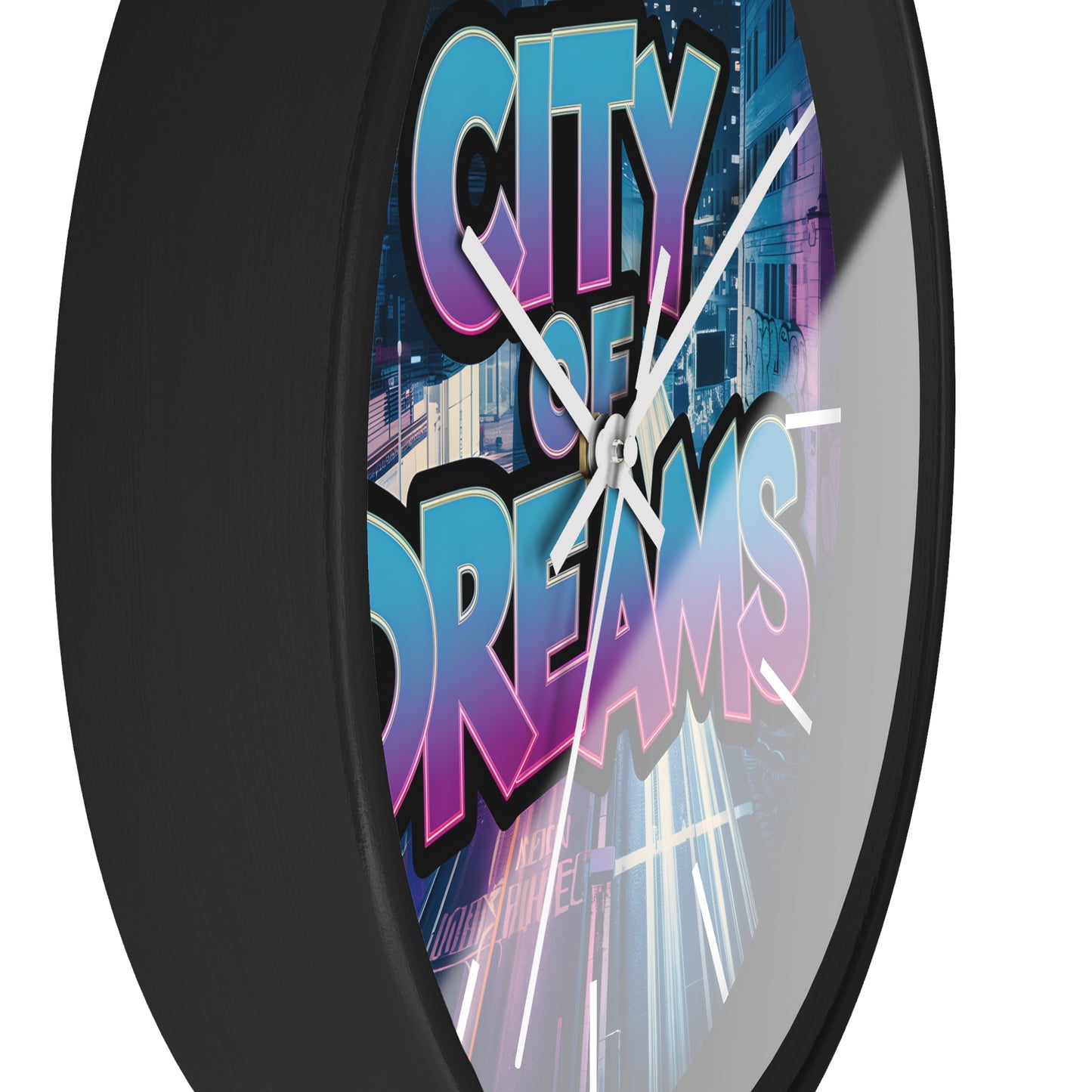 City of Dreams Wall Clock | GTA-Inspired Urban Clock | Cricomerch