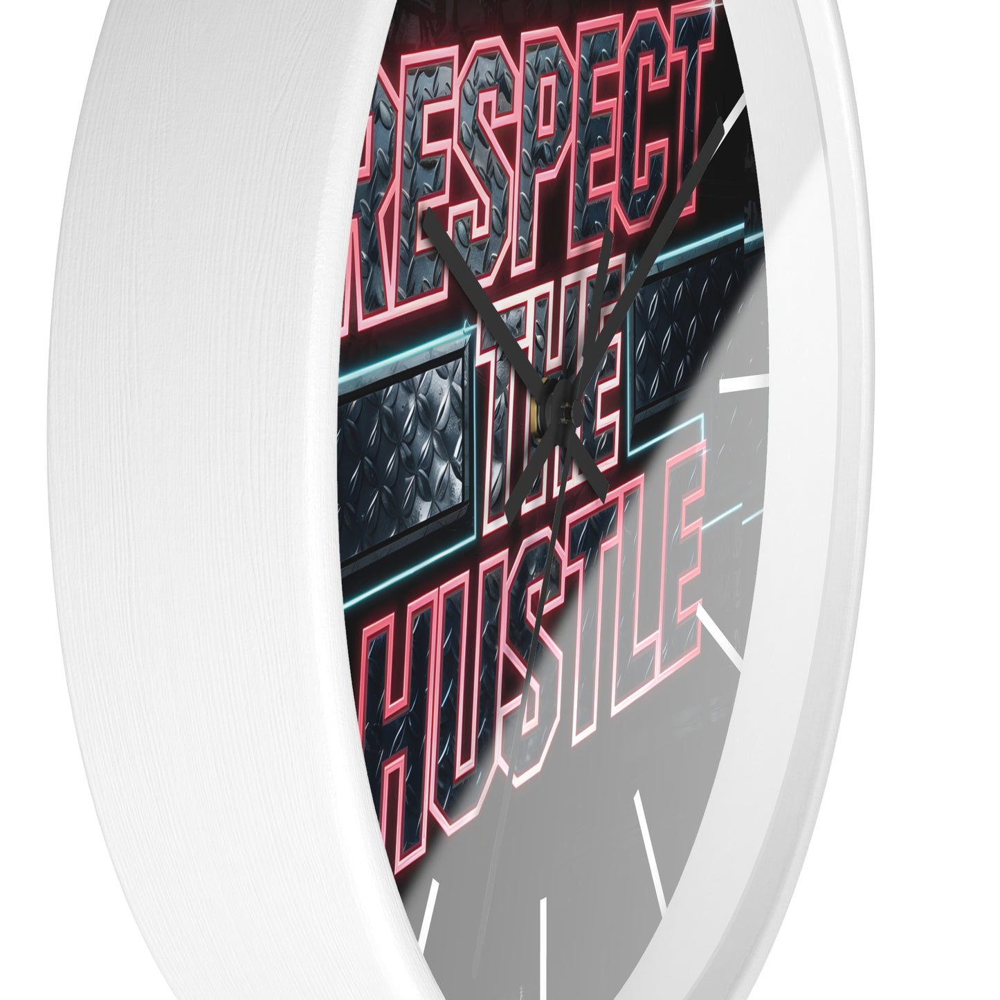 Respect the Hustle" Wall Clock | Limited Edition GTA Style | Cricomerch