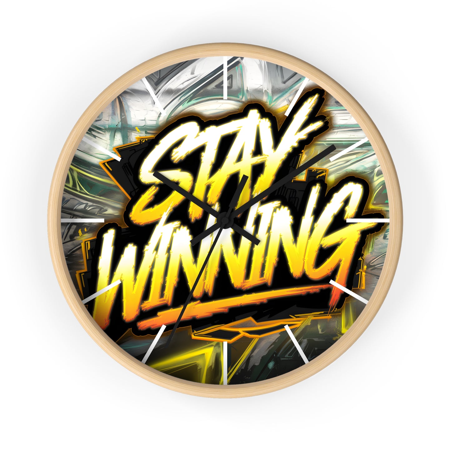 Stay Winning Wall Clock | Urban Gaming Style | Cricomerch