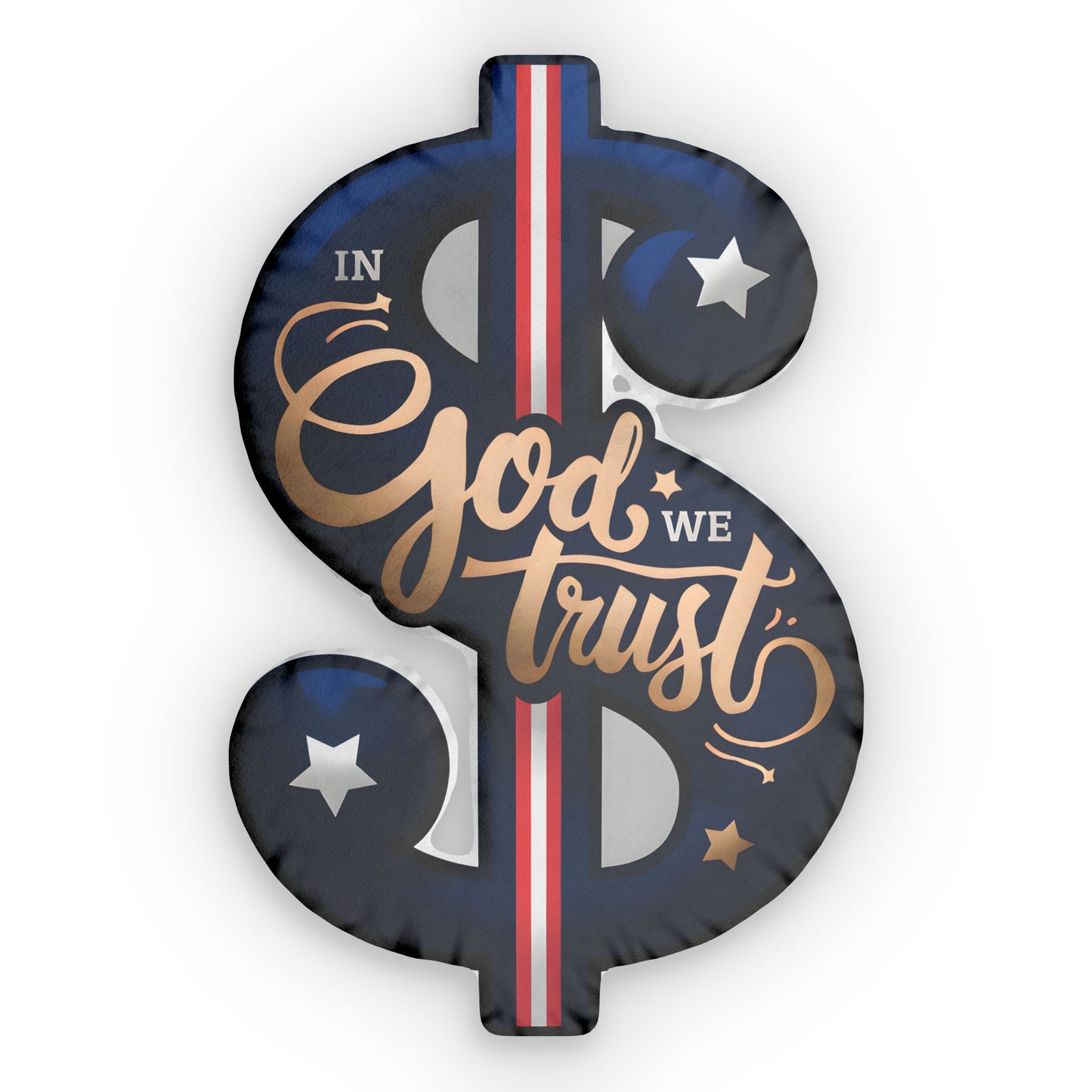 Exclusive Custom Dollar Sign Pillow – "In God We Trust" | Limited Edition GTA-Inspired Decor