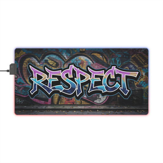 RESPECT LED Gaming Mouse Pad – Own Your Turf!