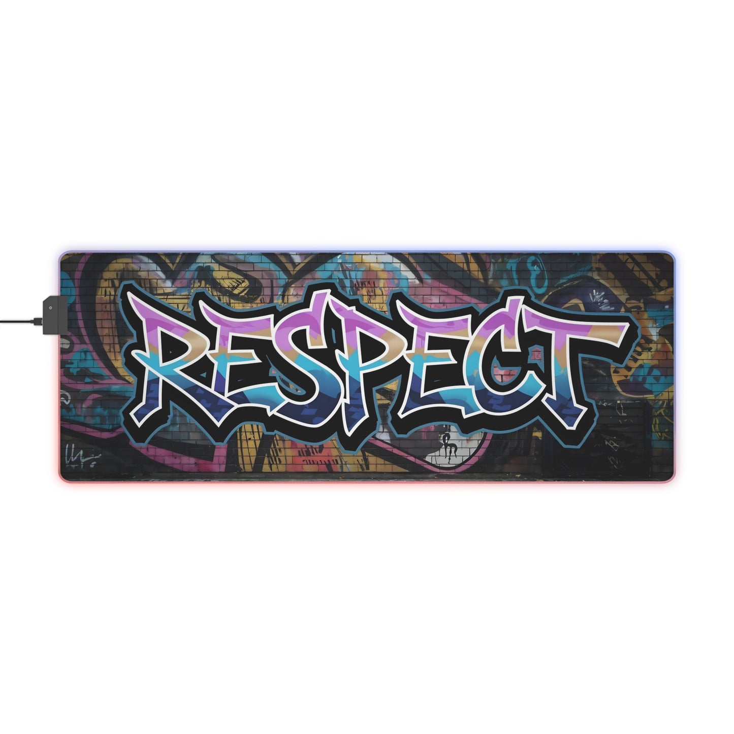 RESPECT LED Gaming Mouse Pad – Own Your Turf!