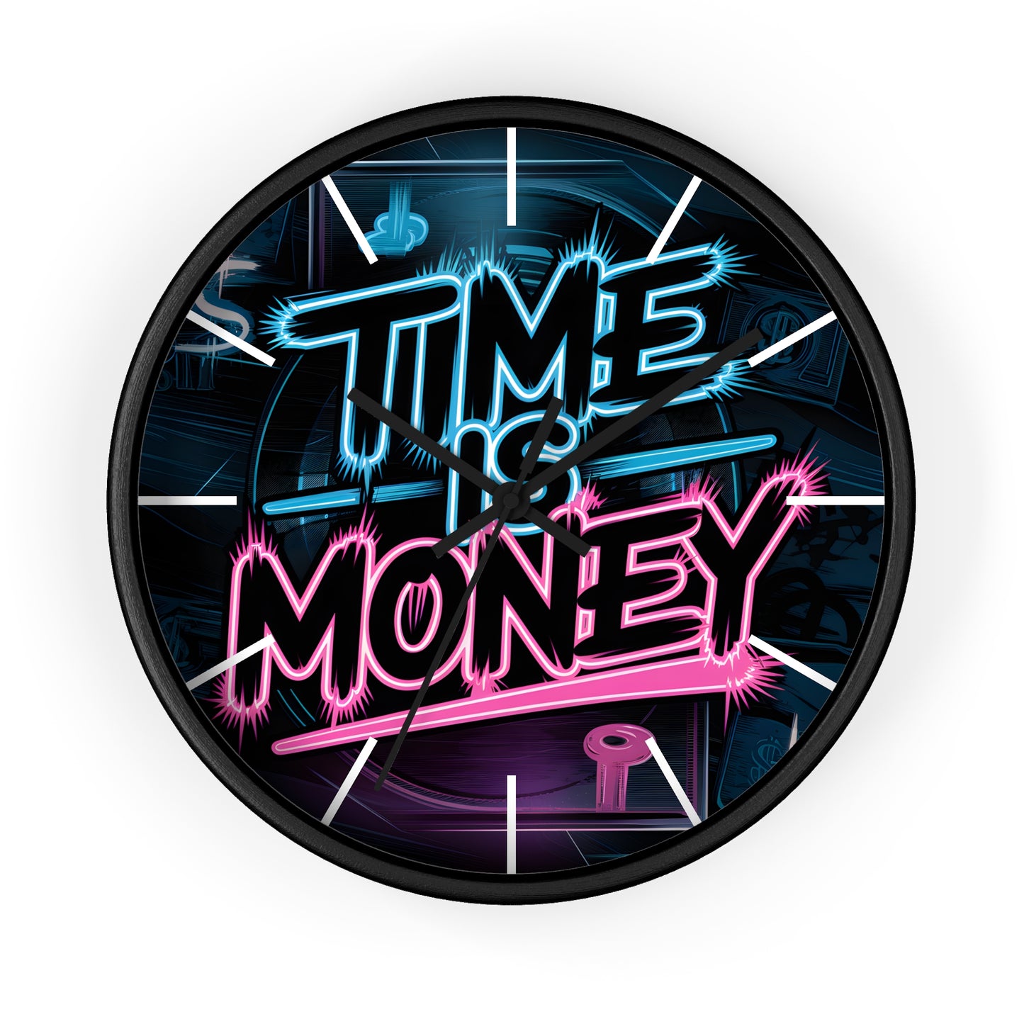 GTA-Inspired Wall Clock – "Time is Money" Edition | Cricomerch Exclusive