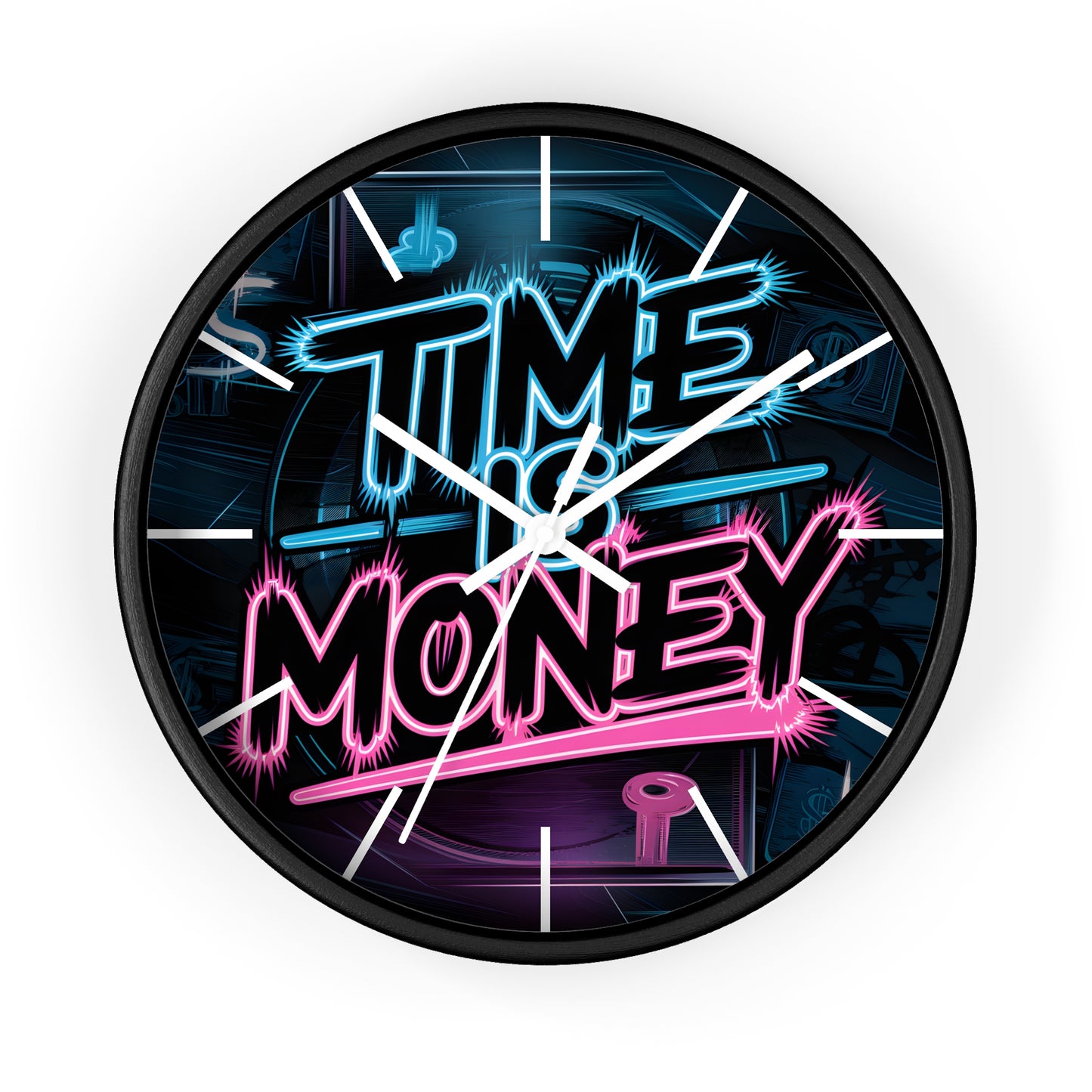 GTA-Inspired Wall Clock – "Time is Money" Edition | Cricomerch Exclusive