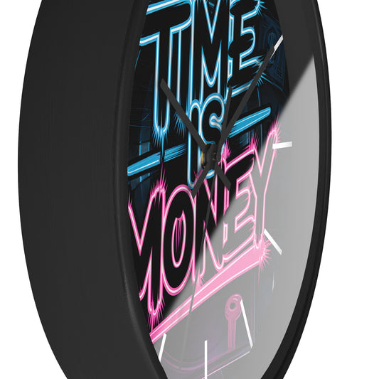 GTA-Inspired Wall Clock – "Time is Money" Edition | Cricomerch Exclusive