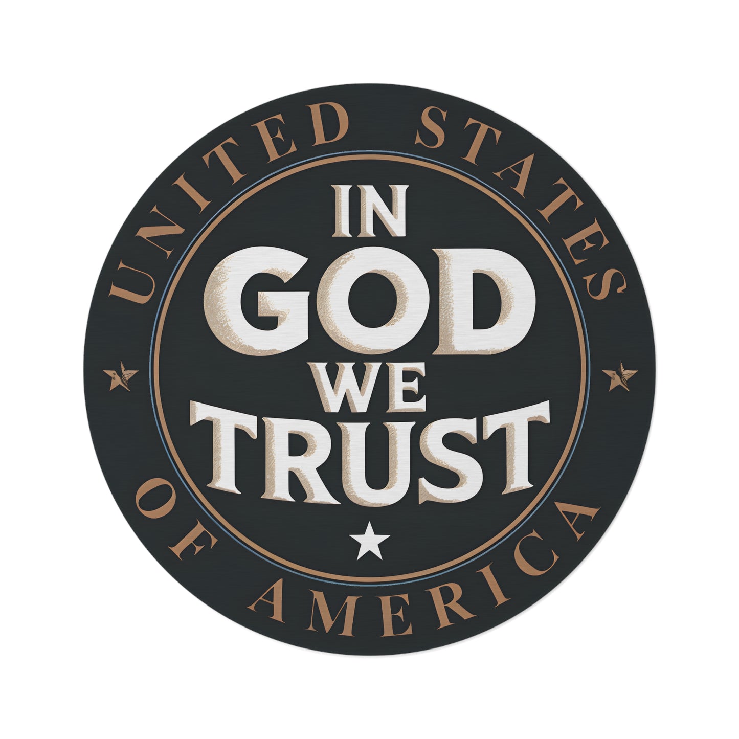 In God We Trust" Blackout Rug – Bold & Understated Power | GTA Style