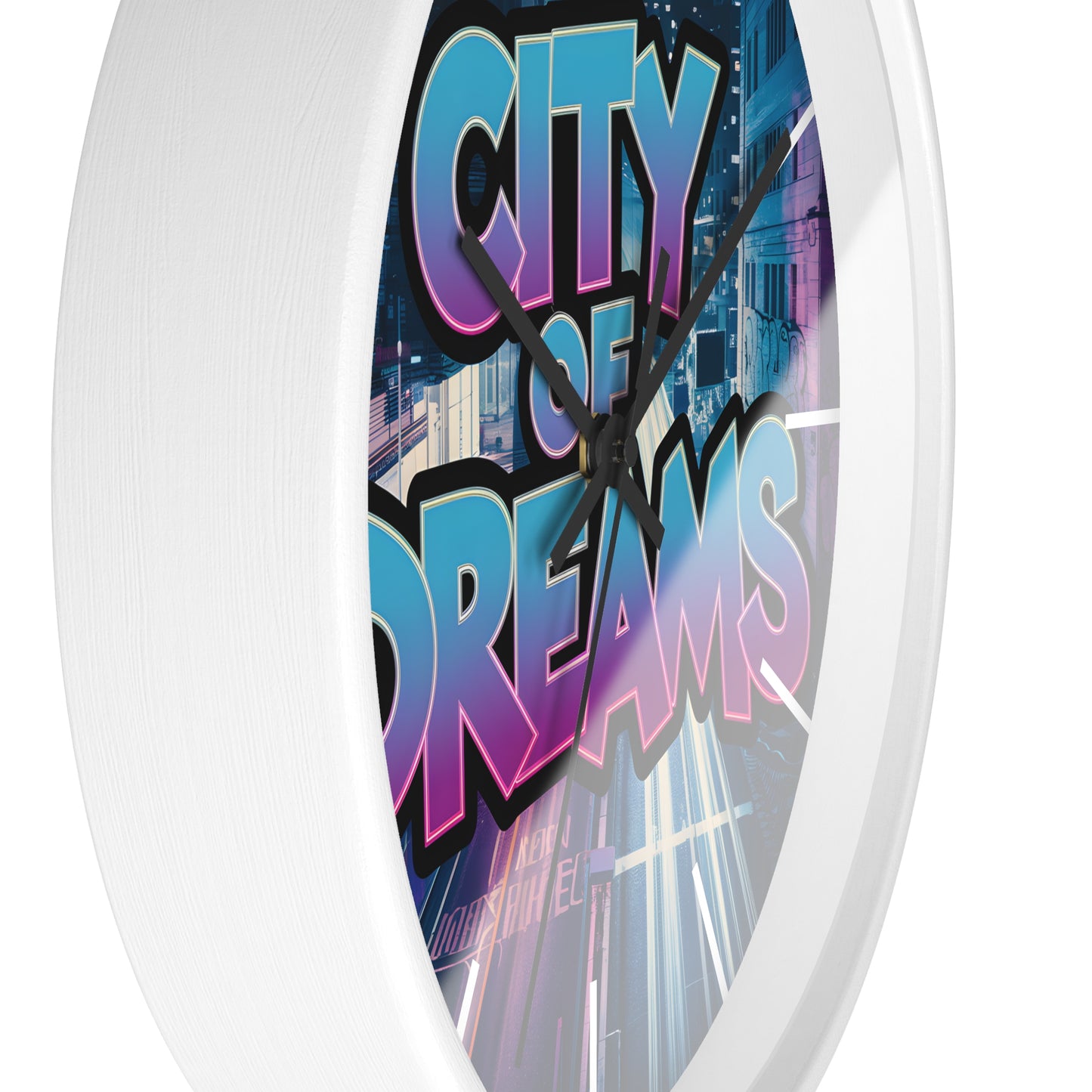 City of Dreams Wall Clock | GTA-Inspired Urban Clock | Cricomerch