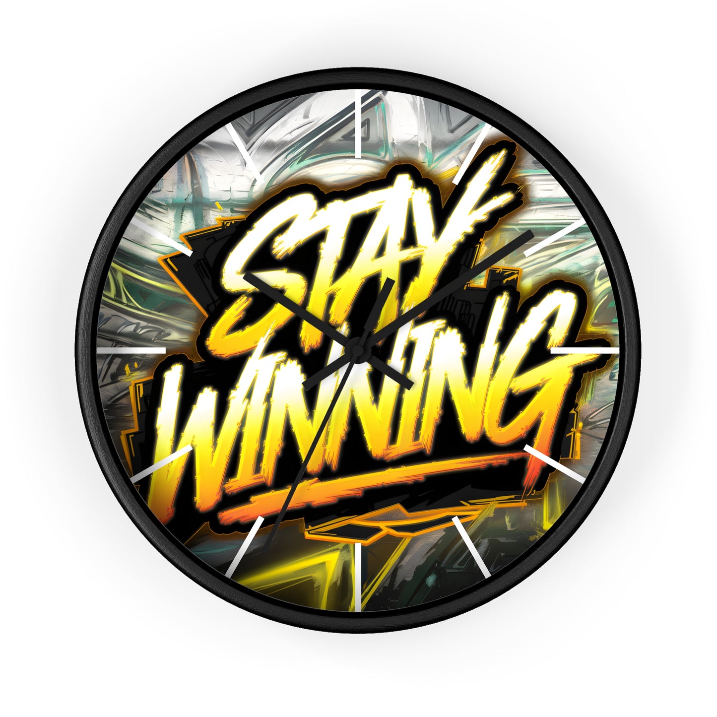 Stay Winning Wall Clock | Urban Gaming Style | Cricomerch