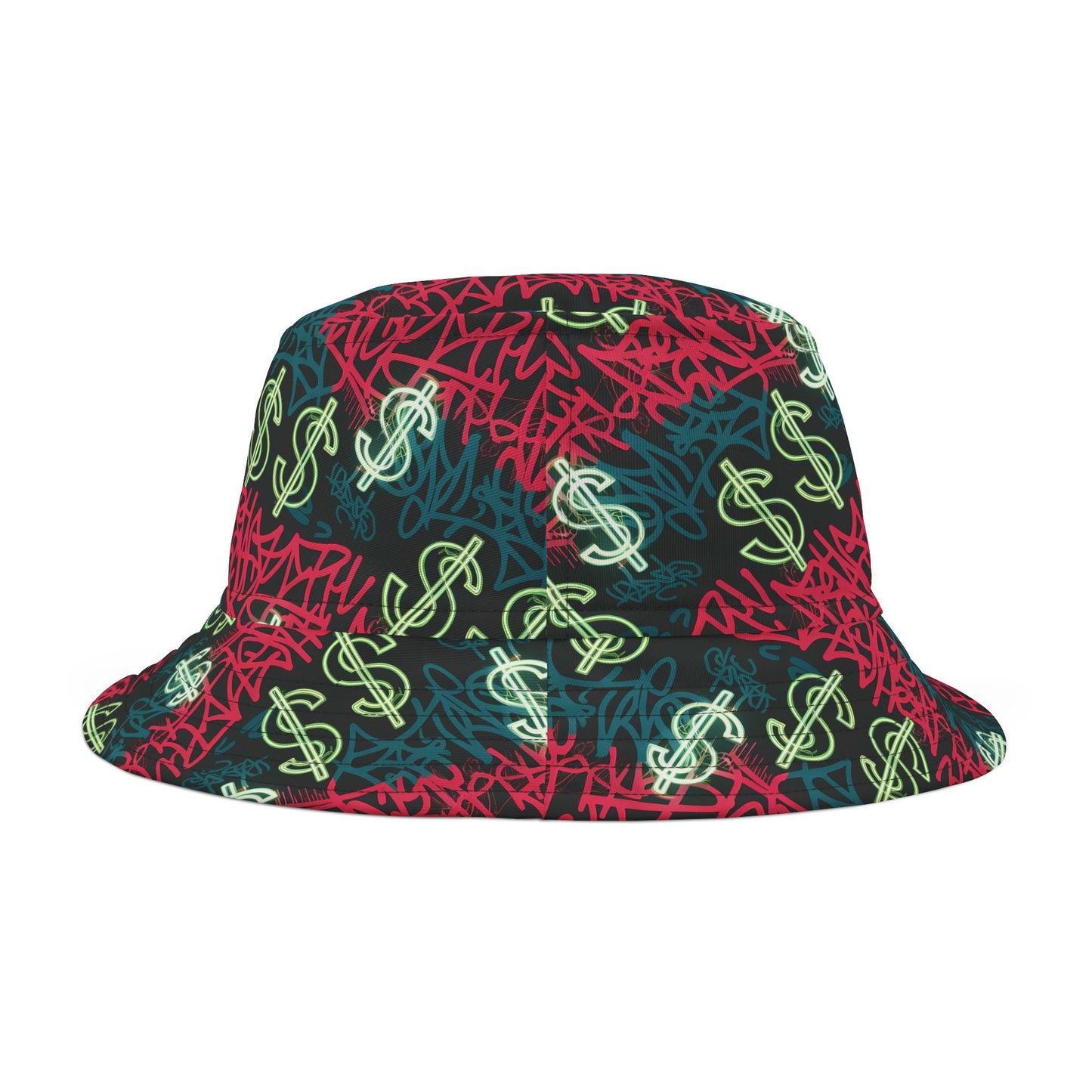 Graffiti Cash Bucket Hat – Street Hustle Edition