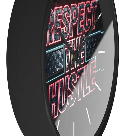 Respect the Hustle" Wall Clock | Limited Edition GTA Style | Cricomerch